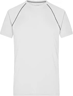 Daiber JN 496 Pánské funkční tričko 02.0496 white/silver