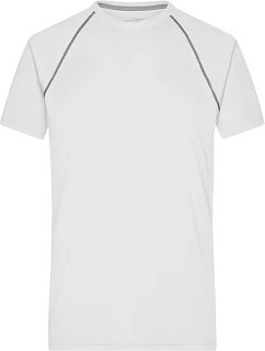 Daiber JN 496 Pánské funkční tričko 02.0496 white/silver