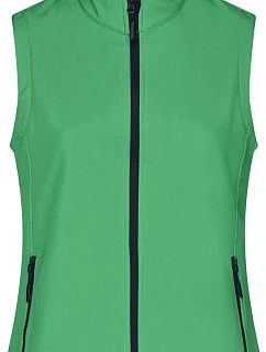 Daiber JN 1127 Dámská 2-vrstvá promo softshellová vesta 02.1127 green/navy