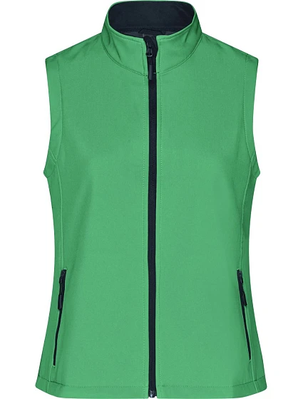 Daiber JN 1127 Dámská 2-vrstvá promo softshellová vesta 02.1127 green/navy Daiber JN 1127 Dámská 2-vrstvá promo softshellová vesta 02.1127 green/navy