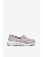 Semišové Polobotky Z Přírodní Kůže Na Platformě Artiker 56C2104 Šedé