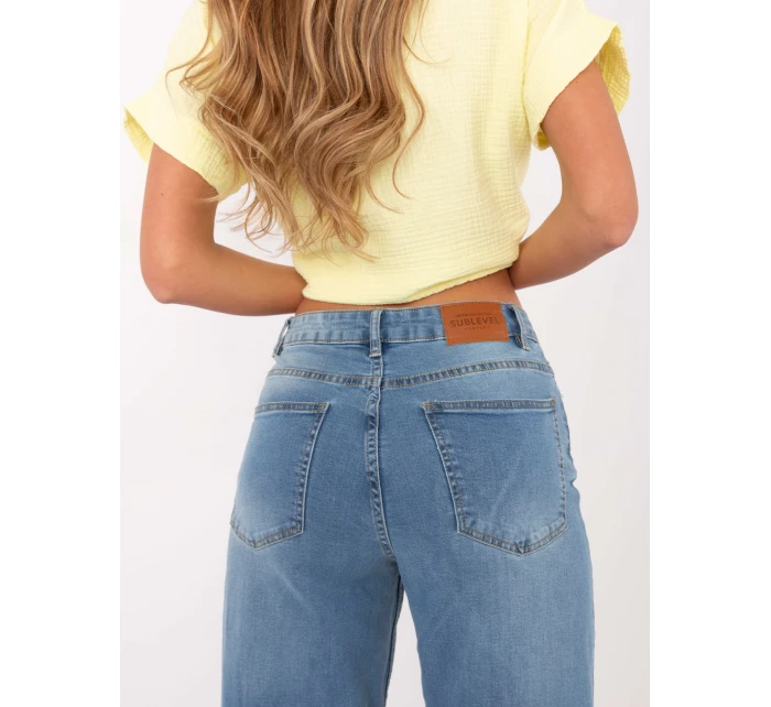 Spodnie model 21235939 jasny niebieski - FPrice