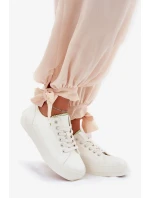 Dámské tenisky na platformě z ECO kůže Big Star – bílé Dámské tenisky na platformě z ECO kůže Big Star – bílé