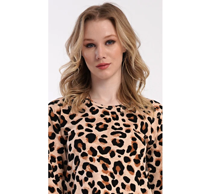 Dámské domácí šaty s tříčtvrtečním rukávem model 21362605 - Vienetta