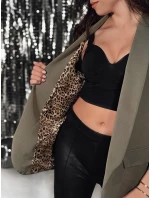 Dámská olivová bunda LEKONIK v jedné velikosti FashionStreet PY0113