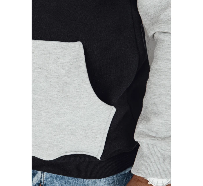 Pánská základní mikina s kapucí černá Dstreet model 21985961 - FashionStreet