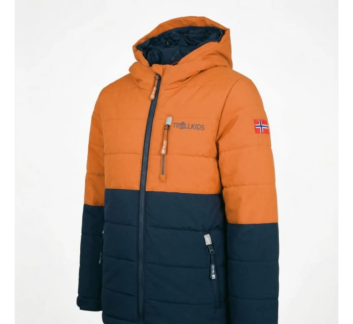 Dětská zimní nepromokavá oranžová lyžařská bunda  Snow Jacket XT model 21352010 - Trollkids