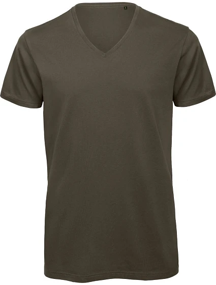 B&C Inspire V T /men_° Pánské tričko s výstřihem do V 01.TM44 khaki B&C Inspire V T /men_° Pánské tričko s výstřihem do V 01.TM44 khaki