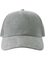 Atlantis Headwear Rapper Suede-S 5 panelová Trucker kšiltovka 33.0261 grey Atlantis Headwear Rapper Suede-S 5 panelová Trucker kšiltovka 33.0261 grey