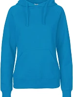 Neutral O 83101 Dámská mikina s kapucí z bio bavlny 77.8311 sapphire