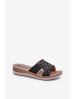 Pohodlné Dámské Žabky S  Černé model 21664611 - Inblu