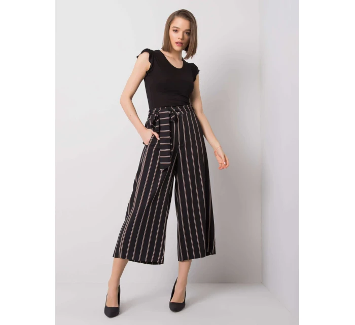 Kalhoty CHA SP 0430.41P černá a béžová