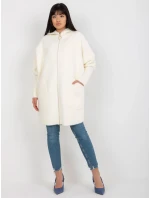 Dámský kabát MBM EN  ecru  model 21421273 - FPrice