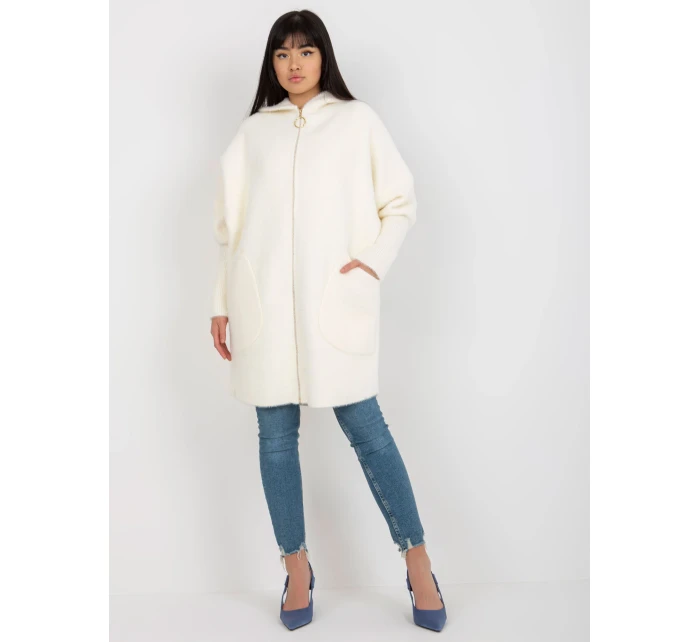 Dámský kabát MBM EN  ecru  model 21421273 - FPrice