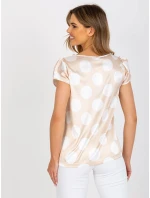 Bluzka WN BZ model 21127076 jasny beżowy - FPrice Bluzka WN BZ model 21127076 jasny beżowy - FPrice