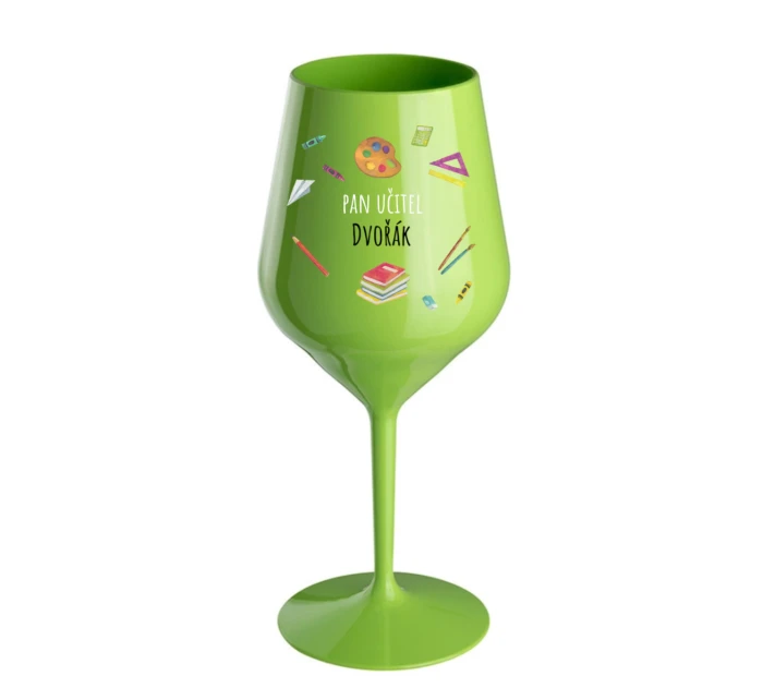 Personalizovaná nerozbitná sklenice pro paní učitelku/pana učitele (pomůcky)