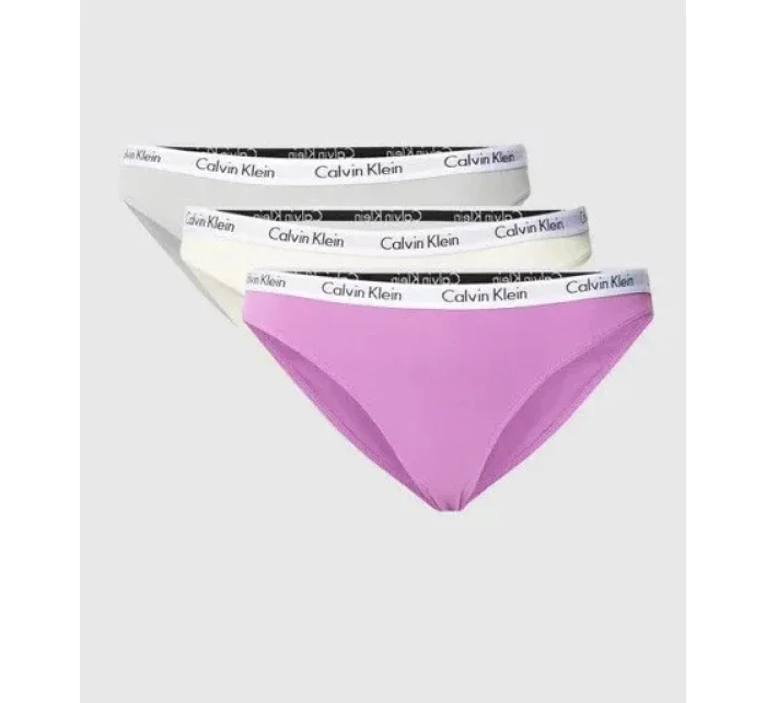 Dámské kalhotky 3pcs QD3588E 658 mix barev - Calvin Klein