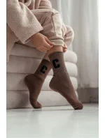 DÁMSKÉ FROTÉ PONOŽKY PÍSMENO C 0118.009