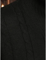 Pánský svetr s límečkem černý Dstreet model 21994047 - FashionStreet