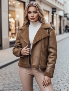 Dámská semišová bunda SOFTSTILL s velbloudí ovčí kůží FashionStreet TY4747z