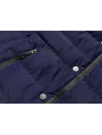 KRÓTKA KURTKA ZIMOWA DAMSKA GRANATOWA model 21244444 - J.STYLE