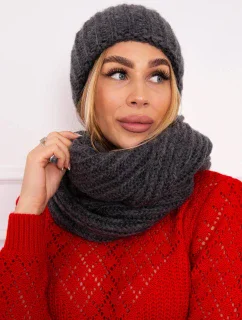 Dámská žebrovaná souprava graphite model 18750573 - K-Fashion