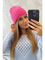 Dámská čepice Rebeka K345 pink neon Dámská čepice Rebeka K345 pink neon