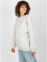 Mikina EM BL 617 model 17903537 světle šedá - FPrice Mikina EM BL 617 model 17903537 světle šedá - FPrice