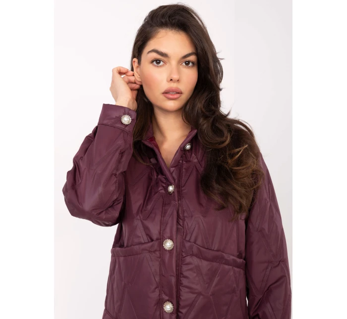 Kurtka IT KR model 21365511 bordowy - FPrice Kurtka IT KR model 21365511 bordowy - FPrice