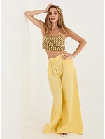 MI kalhoty SP 2563.02 světle žlutá MI kalhoty SP 2563.02 světle žlutá