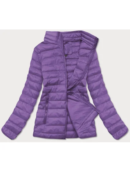 Lehká fialová dámská prošívaná bunda model 17050613 - J.STYLE