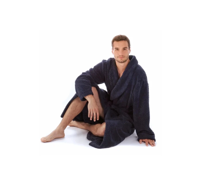 Pánský župan Athena 2116 tmavě modrá - Vestis