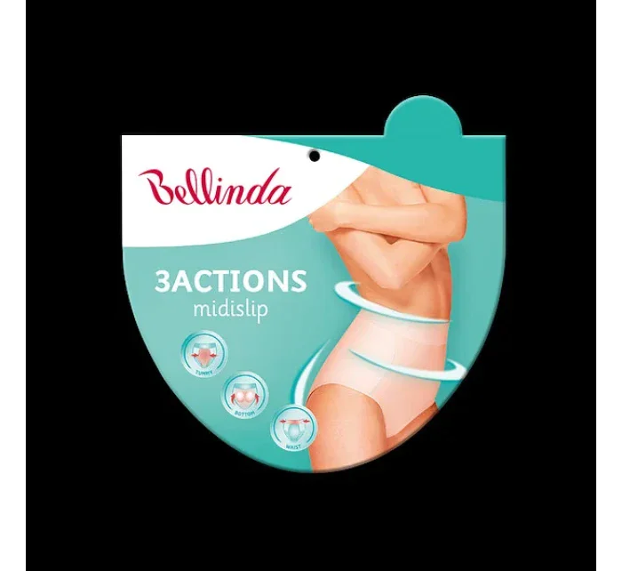 Formující kalhotky 3ACTIONS MIDISLIP - BELLINDA - černá