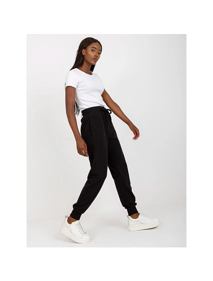 Černé základní teplákové kalhoty s kapsami model 21462251 - BASIC FEEL GOOD