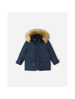 Reimatec dětská zimní bunda Reima Mutka zateplená nepromokavá tmavě modrá (5100037B-6980)