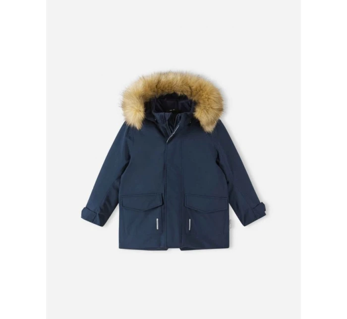 Reimatec dětská zimní bunda Reima Mutka zateplená nepromokavá tmavě modrá (5100037B-6980)