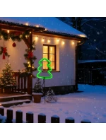 NEON GREEN CHOIN 87 LED BATERIE 16x91CM LUCA