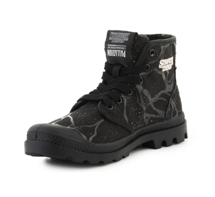 Palladium Stranger Things Pampa Hi Tunnels 94626-008-M Black