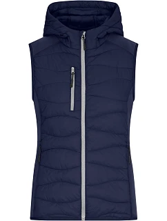 JN Dámská strečová fleecová vesta 02. navy/navy model 22414917 - Daiber