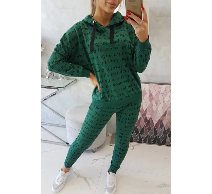 Zelená sada s potiskem