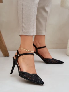 Ozdobené Lodičky S  Černé model 21684907 - Boto