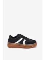 Dámské Tenisky Na Platformě Černé Tolianna Dámské Tenisky Na Platformě Černé Tolianna