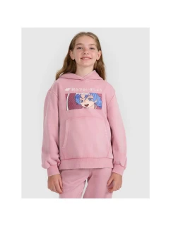 Dívčí mikina s kapucí model 21868360 - 4F