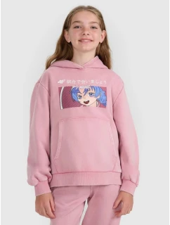 Dívčí mikina s kapucí model 21868360 - 4F
