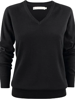 VNeck Women Dámský svetr s výstřihem do V black model 22460911 - James Harvest