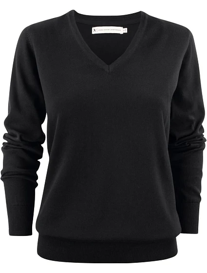James Harvest Ashland V-Neck Women Dámský svetr s výstřihem do V 62.2505 black James Harvest Ashland V-Neck Women Dámský svetr s výstřihem do V 62.2505 black