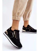 Semišové Sportovní Boty Na Černá model 21606382 - Boto Semišové Sportovní Boty Na Černá model 21606382 - Boto