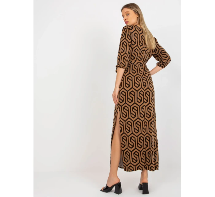 Dámské šaty LK SK 509249 1.72P velbloud - FPrice