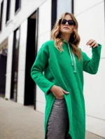 Dámská dlouhá mikina FI 726 zelená - Fasardi