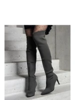 Boty na podpatku model 205779 Solea Boty na podpatku model 205779 Solea